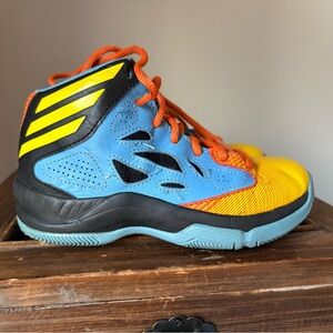 Adidas Crazy Fast “Pack 93” Blue Yellow Orange Basketball Shoe